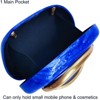 FATMOON Women Evening Clutch - Chic Iridescent Crossbody & Shoulder Bag for Weddings, Proms & Formal Parties - 4 of 4