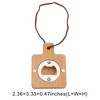 Unique Bargains Bottle Opener Magnetic Plain Bottle Opener Beech Wood Handle Magnet Wood Light Brown 2.36"x3.35"x0.47" 1 Pcs - 3 of 4