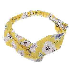 Unique Bargains Women's Fashion Phalaenopsis Pattern Elastic Hairband 1 Pc - 1 of 4