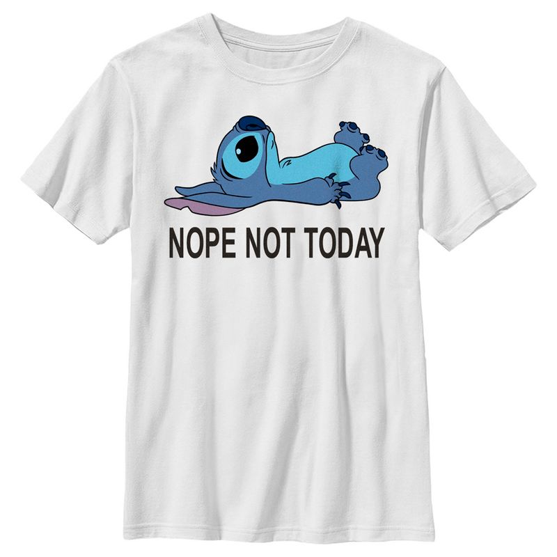Boy's Lilo & Stitch Nope Not Today T-Shirt, 1 of 5