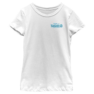 Girls The Fantastic Four: First Steps Small Official Logo T Shirt - 1 of 4