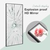 Dovelina Modern Metal Frame Rectangle Decorative Wall Mirror - 4 of 4