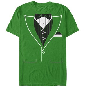 Men's Lost Gods St. Patrick's Day Tuxedo Costume Tee T-Shirt - 1 of 4