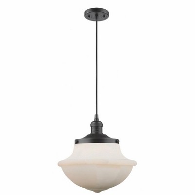 Franklin Restoration - 1 Light Oxford Mini Pendant In TraditionalStyle-11.5 Inches Tall and 11.75 Inches Wide
