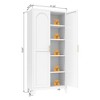 Maliang 71'' Tall Metal Storage Cabinet with Adjustable Shelves, for Bedroom, Living Room, Kitchen - 4 of 4