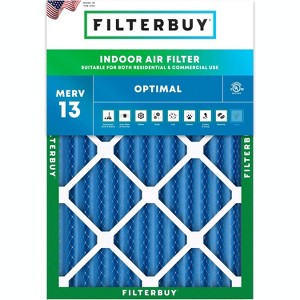 Filterbuy 19.5x22x2 Air Filter (1-Pack), Pleated MERV 13 Health Defense Replacement HVAC AC Furnace Filters (Actual Size: 19.50 x 22.00 x 1.75) - 1 of 4