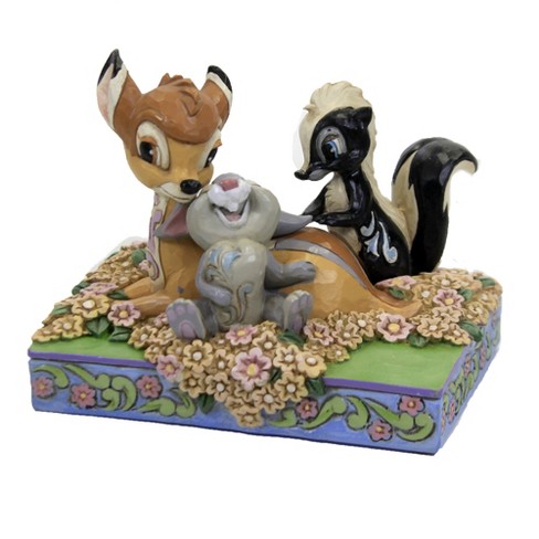 Jim Shore Childhood Friends - One Figurine 4.25 Inches - Bambi Thumper ...