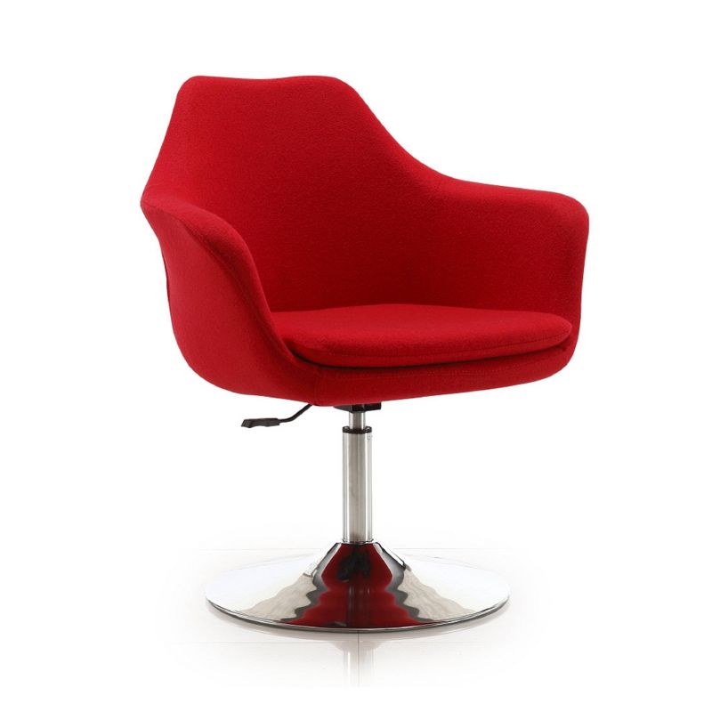 Kinsey Wool Blend Adjustable Height Swivel Accent Chair - Manhattan Comfort, 1 of 6