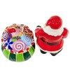 Christopher Radko 4.5 Inch Splendid Santa Salt & Pepper Set Home For The Holiday Salt And Pepper Shakers - 2 of 3