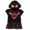 Marvel Avengers Spider-Man Spider-Gwen Captain America Miles Morales Girls Cosplay T-Shirt and Leggings Toddler to Little Kid - image 3 of 4