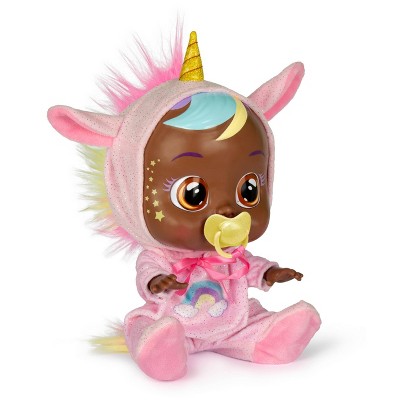 Cry Babies Jassy Fantasy Baby Doll - Pink Unicorn