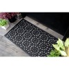 RugSmith Black Moulded Honeycomb Rubber Doormat - 3 of 4