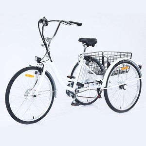Adult Tricycle, 7 Speed Tricycle for Adults, 3 Wheel Bikes for Adults with Baskets - 1 of 4
