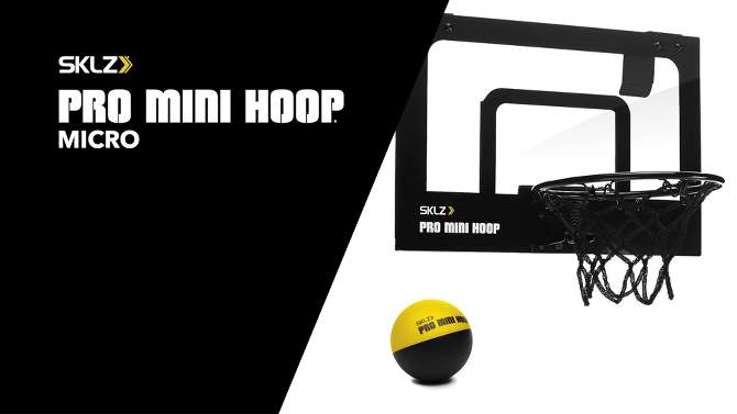 SKLZ Pro Mini Hoop Micro - Black, 2 of 9, play video