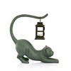 SPI Home Stretching Cat Garden Lantern – 15-Inch Cast Aluminum and Glass Outdoor Sculpture with Antique Bronze Finish - 2 of 4