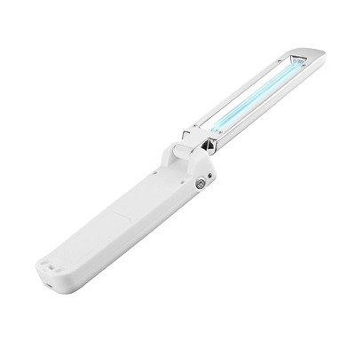 UVC Light Disinfecting Foldable Handheld Wand Micro USB Cable Included - White