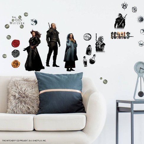 RoomMates The Witcher Characters Kids' Wall Decals - image 1 of 4