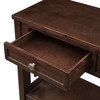NicBex 36" Farmhouse Console Table Entryway Table with 4 Drawers and 1 Storage Shelf for Living Room, Entryway, Hallway - 3 of 4