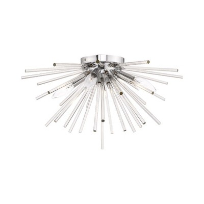 Livex Lighting Utopia 4 - Light Flush Mount in  Polished Chrome