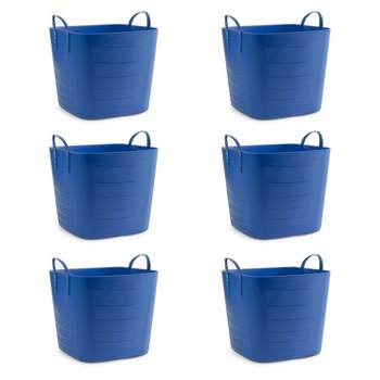 Life Story Tub 25l Tan Tub Basket 6.6 Gal Plastic Storage Tote Bin W/ Carry  Handles, Tan (6 Pack) : Target