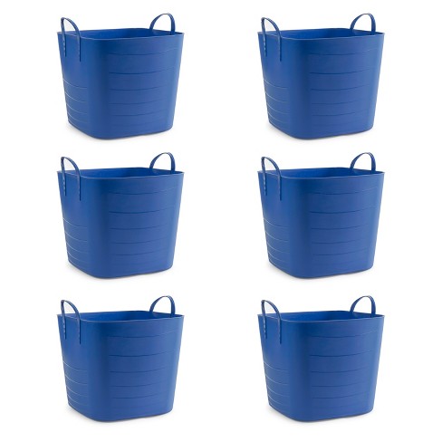 Life Story 17 Gal Flexible Plastic Storage Bucket w/ Rope Handles