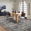 Washable Runner Rug Non Slip Floor Carpet, Low Pile Distressed Kitchen Rug, Non-Shedding Faux Wool Soft Rug, Vintage Printed Rug - 3 of 4