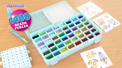Deluxe Bead Box with 11 Compartments - Bead Hooks, Pegs and