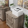 Farmhouse Lateral File Cabinet with 2 Drawer,30" Wood File Cabinet with Hanging File Folders for a4/Letter/Legal Size Documents - 4 of 4