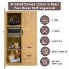 Home Imports Emporium 40” Extra Wide Multipurpose Bedroom Storage Cabinet, 71” Tall Pantry Storage Cabinet with Adjustable Shelves - 4 of 4