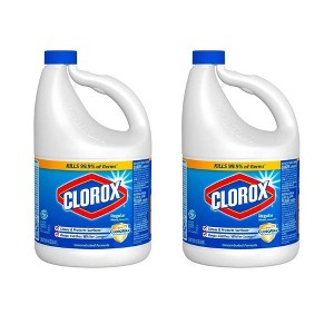 Clorox Concentrated Regular Bleach, 121 oz Each Bottle - 2 Pack - 1 of 4
