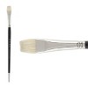 Creative Mark Pro Stroke Premium White Chungking Hog Bristle Artist Paint Brush - Bright - Natural Bristle Brush w/ Great Control Suitable for Oils, - 2 of 4