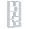 TOAOTBNBO Geometric Bookcase with 8 Cube Storage Cabinet, Industrial Display Bookshelves for Living Room, Wide Bookshelf for Magazines - 4 of 4