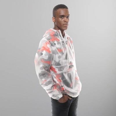 Members Only Translucent Camo Print Jackets for Men Casual