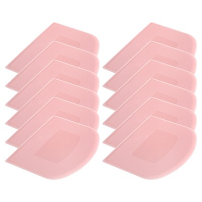 Unique Bargains Kitchen Flexible Plastic Baking Cake Scraper Dough Cutter 4.65x3.7 Inch