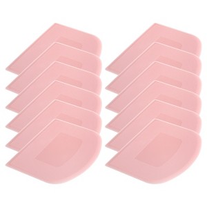 Unique Bargains Kitchen Flexible Plastic Baking Cake Scraper Dough Cutter 4.65x3.7 Inch - 1 of 4
