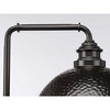 Progress Lighting Englewood 1-Light Outdoor Post Lantern, Steel, Black, Antique Bronze Hammered Shade - image 2 of 4