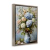 Stupell Industries Classic Hydrangeas & Leaves Floating Frame Canvas Art - 2 of 4