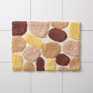 BrylaneHome Pebbles Bath Mat - 1 of 3