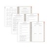 The Everygirl Wellness Planner January - December 2025 Frosted 5"x8" Daily/Monthly Wirebound Isabella Desert Rose - 4 of 4