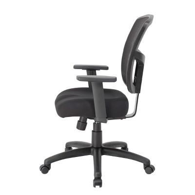 Black Mesh Adjustable Task Chair with Synchro-Tilt