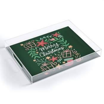 Bigdreamplanners Merry Christmas I Acrylic Tray - Deny Designs