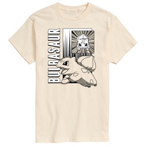 Men's - Pokémon - Bulbasaur Panels Short Sleeve Graphic T-Shirt - 1 of 4