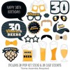 Big Dot of Happiness Cheers and Beers to 30 Years - 30th Birthday Party Photo Booth Props Kit - 20 Count - 2 of 4