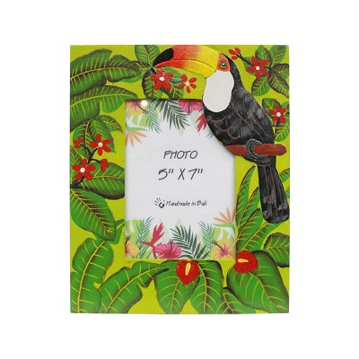 Beachcombers Green Toucan 5x7 Photo Frame