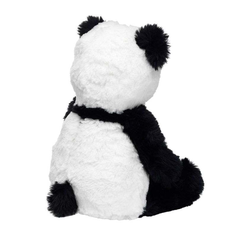 Lambs & Ivy Wild Life Black/White Plush Panda Bear Stuffed Animal Toy - Lucky, 4 of 7