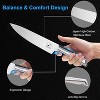 imarku 10 PCS High Carbon Japanese Stainless Steel Knife Block Set, Kitchen Knife Set with Wooden Drawer Organizer, Dishwasher Safe, Best Gifts - 3 of 4