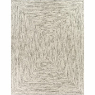 Hauteloom Beige Braided Faux Jute Rug