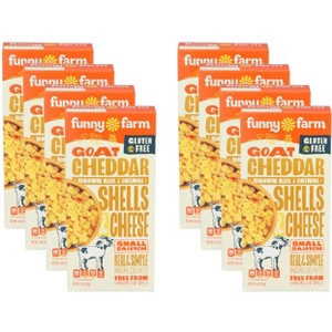 Funny Farm Mac N Cheese Goat Shells - Pack of 8 - 6 oz - 1 of 2