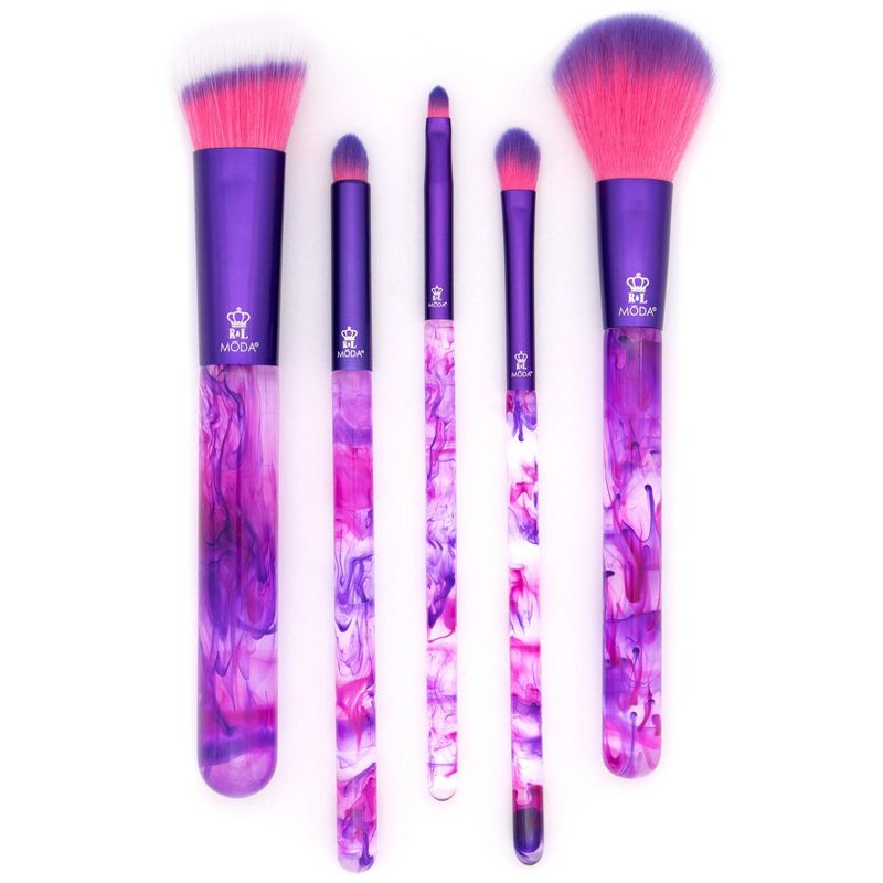 MODA Brush Smoke Show Full Face 5pc Makeup Brush Set, Includes Powder, Shader, and Smoky Eye Makeup Brushes, 4 of 12