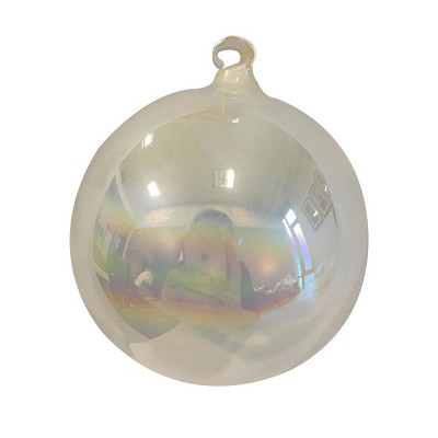 Season's Designs Christmas Tree 120Mm Glass Ornamentaemnt Bulk Pack-Irridesce